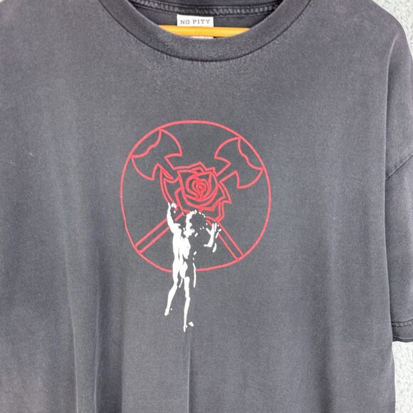 Portland Thorns FC 2012 Season T-Shirt Men’s XL Faded Black No Pity Soccer Tee - Picture 5 of 10